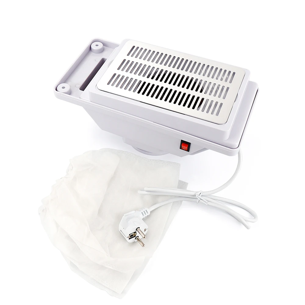 Coletor de Poeira do Unha Bolsas de pó Sucção do Unha Aspirador de pó Built-in Mesa Deck Sd-39c Ventilador Forte Alta Velocidade 3 Máquina Manicure 6 w 19 velocidade 3 sacos de pó sucção do