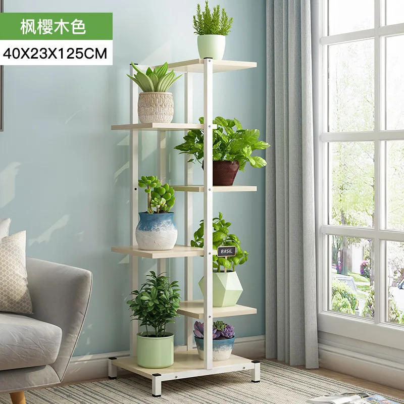 6 40x23x125cm Металлическая подставка для растений, 4/6 слоев, Цветочная стойка, для дома, для балкона, полка для гостиной, цветочный горшок, подставка для помещений, подставка для растений, полка для растений - Цвет: 6 40x23x125cm