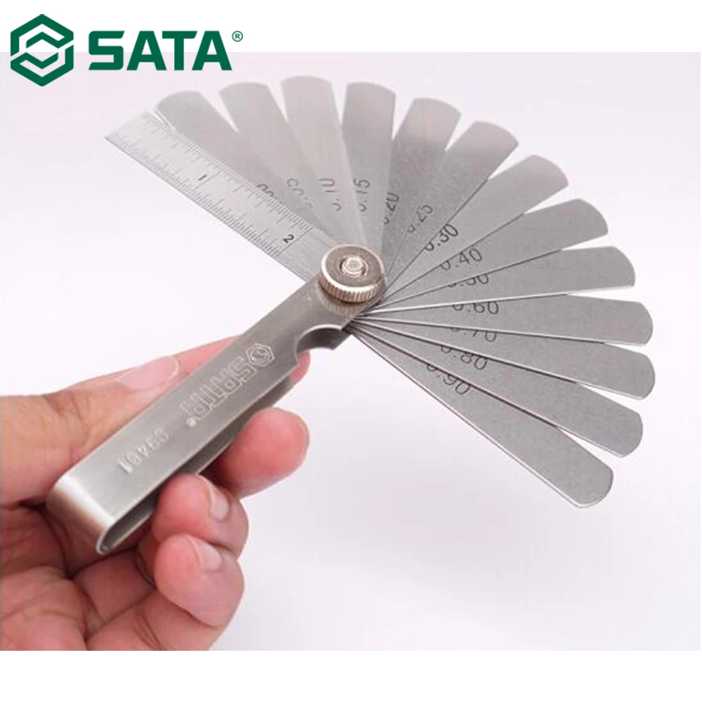 Инструмент SATA 14pc измерительный инструмент набор, 0,05-1,00 мм 09401