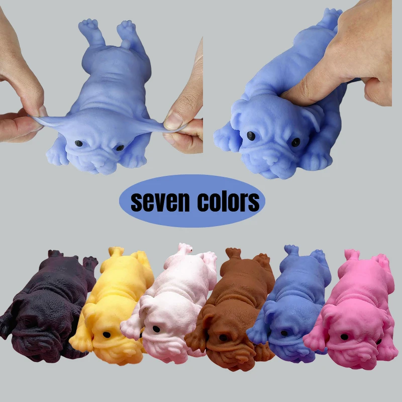 Juguete creativo de simulación Para cachorros, juguete infantil Para aliviar el estrés, con diseño de perro Kawaii, regalo Para Adultos