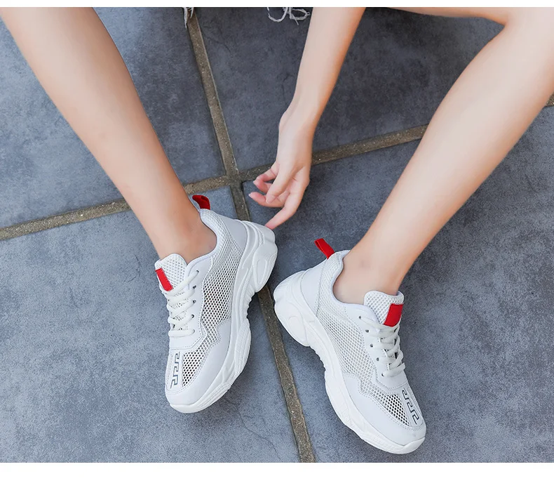 TF8901# youth trend summer hollow sports shoes