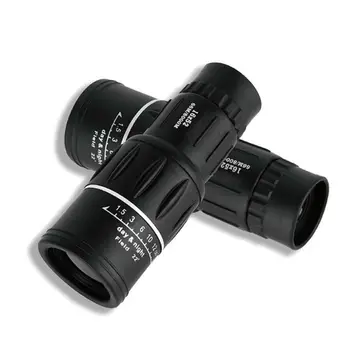 

16x52 Zoom Hiking Monocular Telescope Lens Camera Night Vision HD Scope Hunting Phone Clip Holder for Samsung iPhone Smartphones