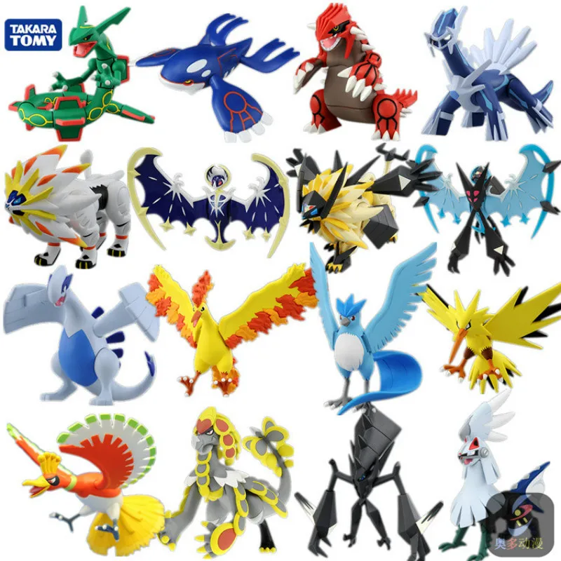 Tomy Pokemon большой 8 15 см HP Charmander Popplio Litten Pikachu Rowlet Treecko Evee Fennekin аниме фигурка куклы