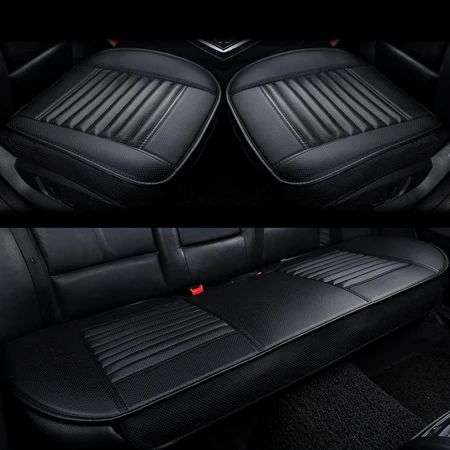 1 Set Cushion Black Защитный чехол для сиденья машины автомобильные подушки для сиденья Крышка ContainsCover Non-slip Авто Стайлинг универсальные чехлы на сиденья - Название цвета: 1 Set Cushion Black