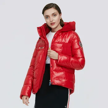 

Gasman 2020 black slices fashion make woman's winter jacket jacket down girly parka wind-proof puffer thick jacket 005