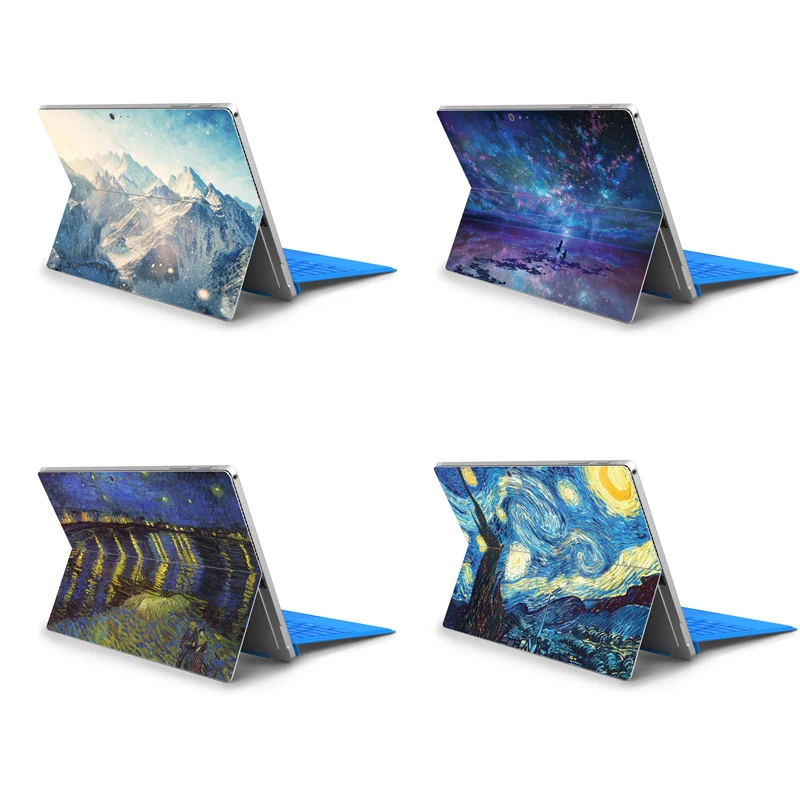 Наклейки для ноутбука Microsoft Surface Pro X 7 6 5 4 3 Go 2 Виниловая наклейка защитная пленка