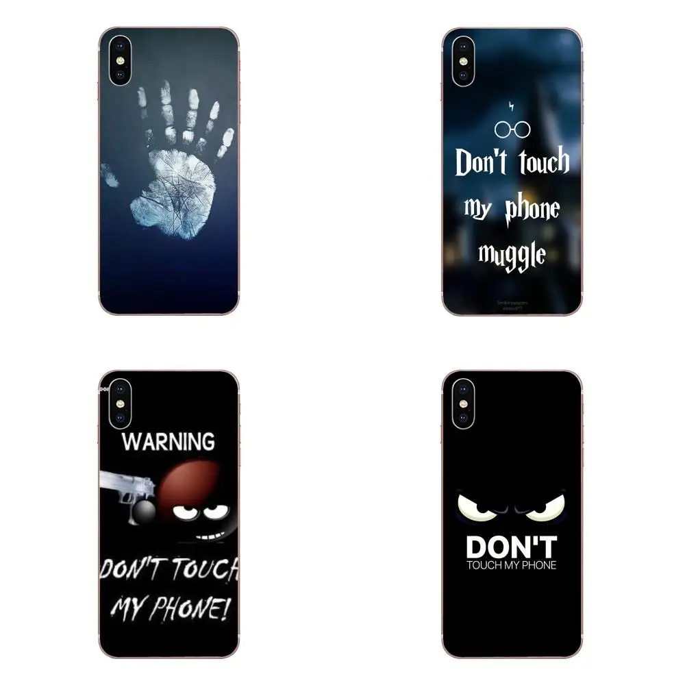 For Xiaomi Mi3 Mi4 Mi4C Mi4i Mi5 Mi 5S 5X 6 6X 8 SE Pro Lite A1 Max Mix 2 Note 3 4 Soft TPU Coque Don't Touch My | Мобильные