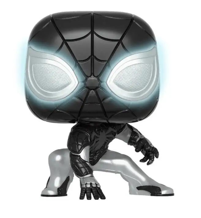 Funko pop Marvel черный темный человек-паук Ver. Виниловые фигурки Человек-паук модель игрушки