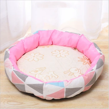 

Round Plush Dog Bed Super Soft Pet Beds Breath for Dog Cat Fluffy Comfy Calming Sleeping Bag Kennel Cat Puppy Sofa Bed House