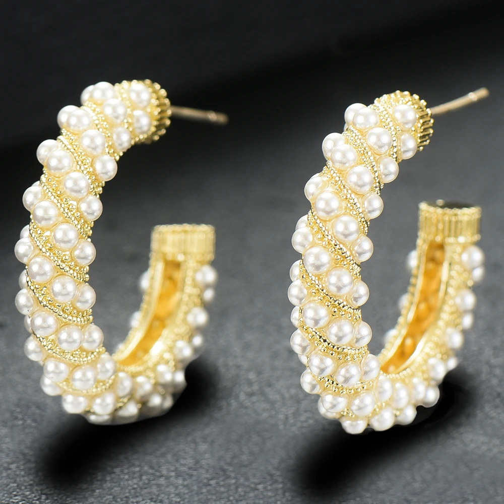SISCATHY New Women Wedding DUBAI Bridal Square Circle Hoop Earrings Luxury Disco Ball Cubic Zircon Statement Big Hoop Earrings