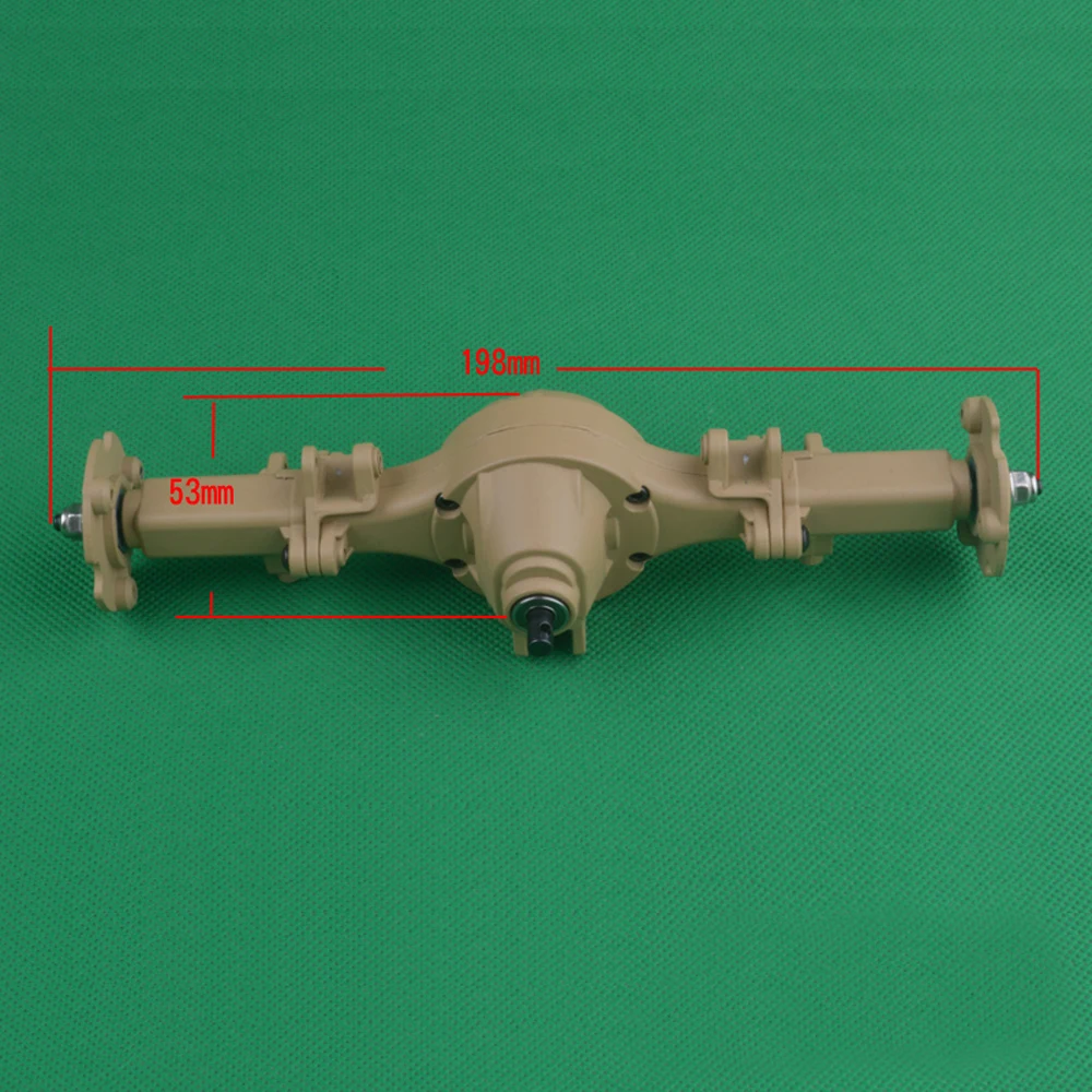 1 шт. HG-P802 P801 RC военные Тракторные машины-внедорожники комплект для заднего моста комплект металлическая коробка передач дифференциальная коробка передач пластиковая крышка