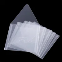 10pcs/set 12x12cm Transparent Plastic Storage Bags For Small Stamps And Dies Organizer Bags Cardstock Crafts Storage Envelopes 2