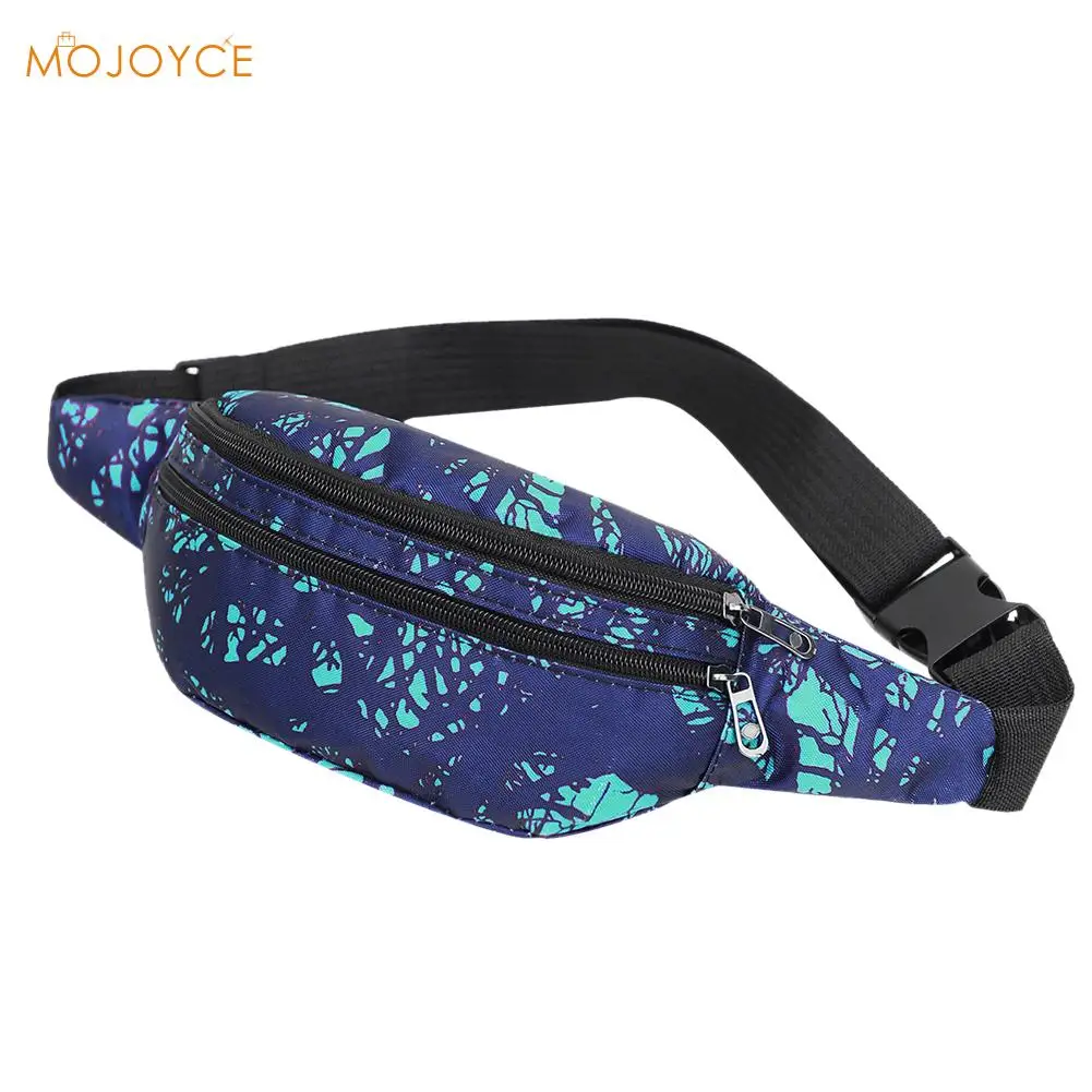 Повседневная печатная Сумка пояс на молнии Фанни Женская нейлоновая элегантная