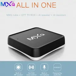 MXQ S10X Smart Android 7,1 tv Box Amlogic S905X 2 Гб ОЗУ 16 Гб ПЗУ 2,4 ГГц + 5 ГГц WiFi Bluetooth 4,0 H.265 поддержка 4K голосовой пульт дистанционного управления