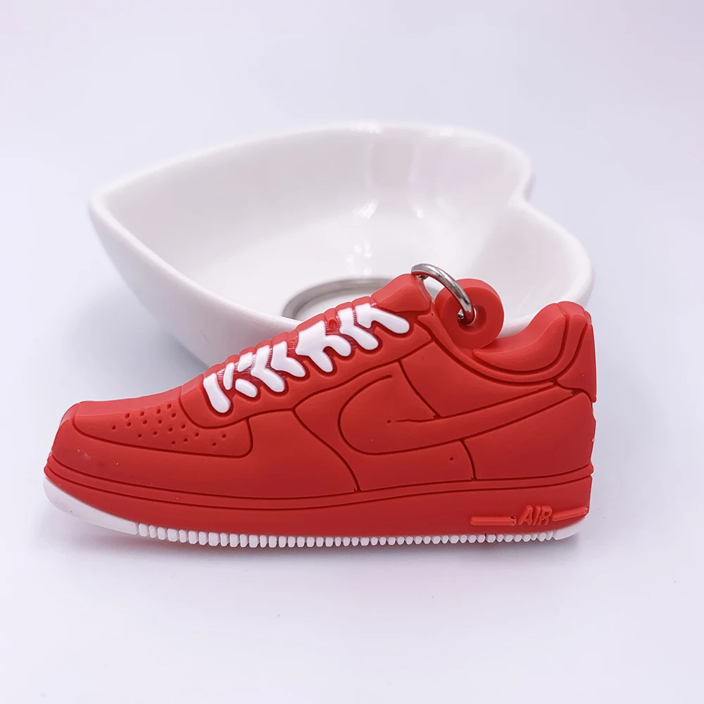 K0080-12 Mini Jordan Air Force 1 брелок для обуви для мужчин и женщин классический цвет AJ Ретро поколение баскетбольные кроссовки брелок - Цвет: K0080-12