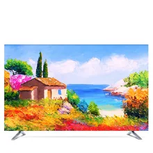 Изготовленный На Заказ 1"-80" 22 дюймов 75 дюймовый ЖК-экран tv PC крышка декоративная капот занавес картина цветочный пейзаж, живописный водонепроницаемый