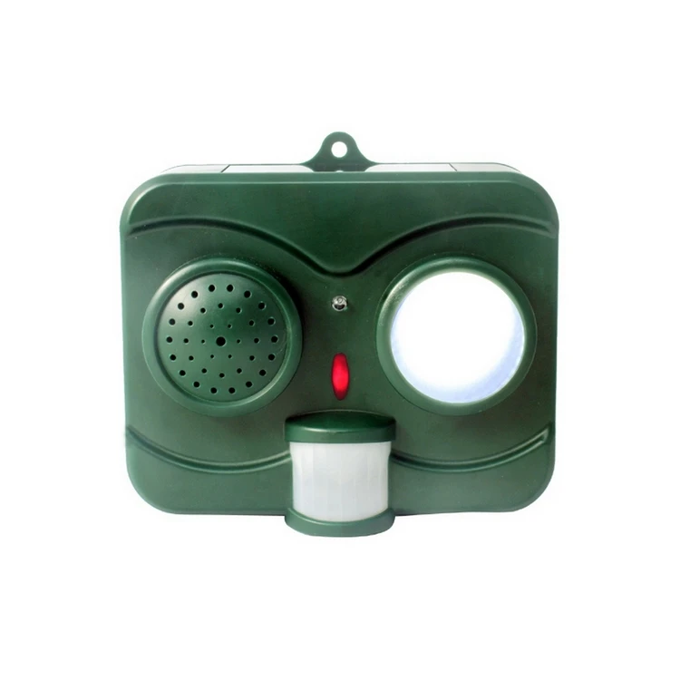 6.5V Solar Power Acousto-Optic Bird Repeller Waterproof Deterrent Pigeon Birds Scarer Pest Repellent Ultrasonic Wave Scare Pest