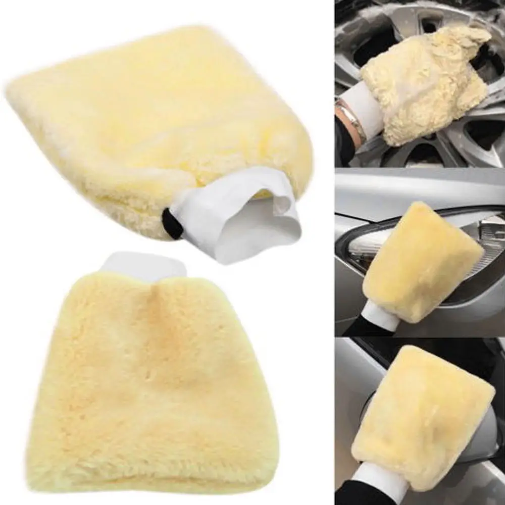 

New Microfiber Plush Mitt Car Wash Glove Mitten Washing Cleaning Brush Tools Auto Detailing Brushes New Arrival