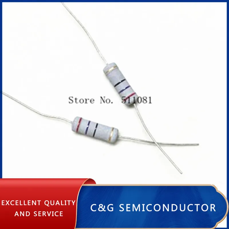 20PCS 3W 47K ohm 5% Carbon Film Resistors carbon film resistor
