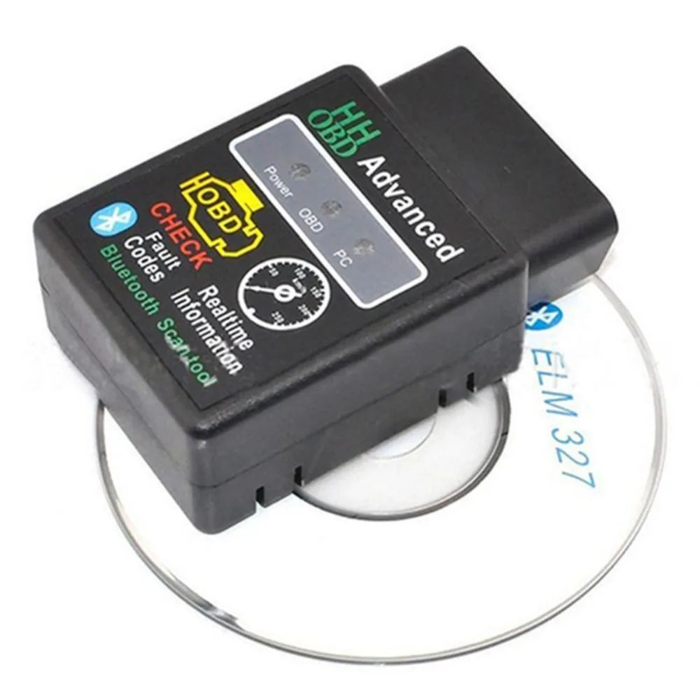 Автомобильный диагностический инструмент ELM 327 OBD Автосканер считыватель кодов для Android Крутящий момент Супер Мини hhobd ELM327 Bluetooth V2.1V1.5 OBD2