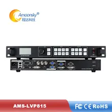 P3.91 led screen display use ams-lvp815 hd processador de tela de vídeo com função de pré-comutação comparar a novastar led processador