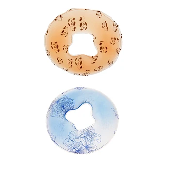 

2pcs Salon SPA Silicone Face Relax Cradle Cushion Massage Table Pillow Pad