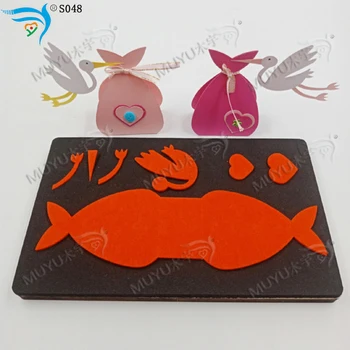 

Swan carton Wooden die scrapbook die cutting compatible with most machines
