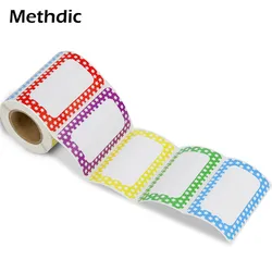 Strong Adhesive 250 labels/roll  Blank Name Tag Sticker Labels Roll labels thank you label stickers
