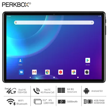 

10 inch tablet, Super WiFi Tablet, 4GB RAM 64GB ROM, Octa Core CPU, Android 9.0, 1280x800 IPS, 5000mAh Battery, Google Certified