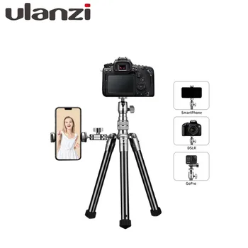 

Ulanzi Multi-function Selfie Stick Tripod With 1/4 Universal Ballhead Cold Shoe Smartphone Holder For Live Streaming And Selfie