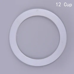 Set of 2 Silicone Seal Rings - Flexible Washer Gaskets for Coffee Makers and Kitchen Accessories (12 cup)
