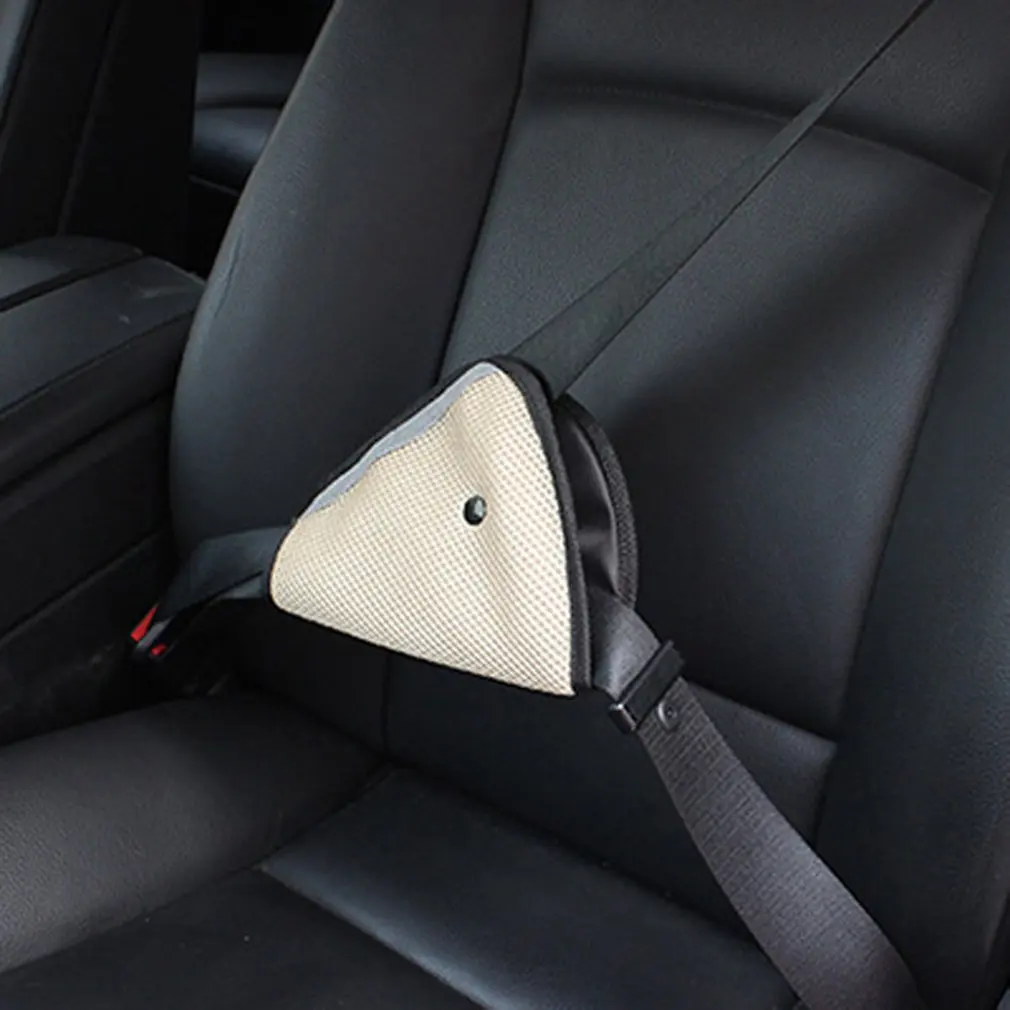 Kids Car Safe Fit Seat Belt Adjuster Baby Safety Triangle Sturdy Device Protection Positioner Carriages Intimate Accessories seat belt adjuster seat belt positioner