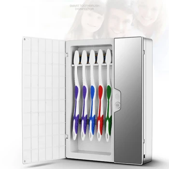 

Multifunctional UV Toothbrush Sterilizers with Toothpaste Holder USB Powered Toothbrushes Organizer Disinfection Cleaner Rack