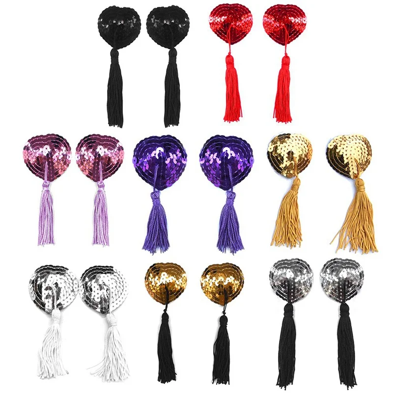 Сексуальные самостоятельно липкие накладки на соски топ с мишурой наклейка на груди блесток Pasties невидимые NippleTape Фетиш Boob лента бюстгальтер аксессуары