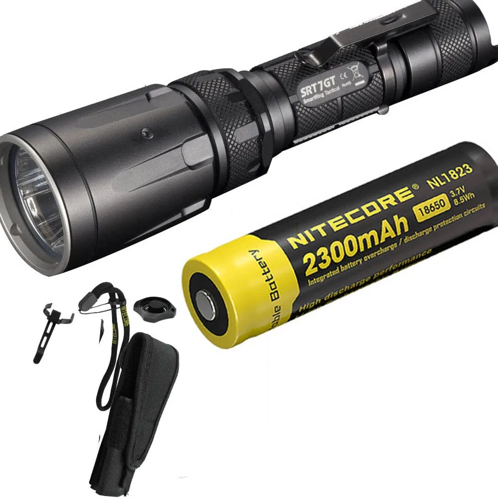 Набор фонариков NITECORE SRT7GT CREE XP-L HI V3 RGB УФ-фонарик с дальностью луча до 450 лм