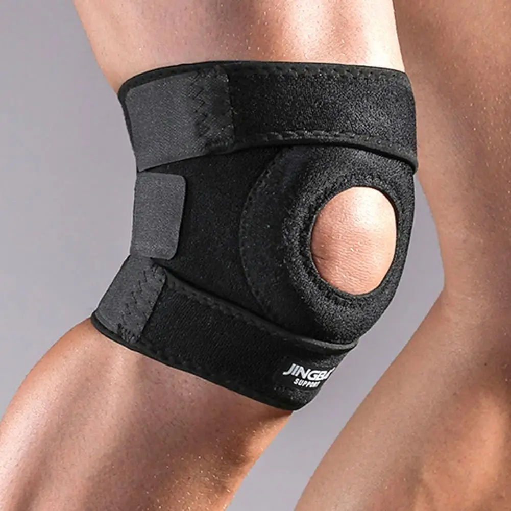 1 Pc JINGBA Compression Knee Pads Knee Support Brace Sports Workout Protective Gear Stabilizer Elastic Breathable Adjustable knee pad knee support knee brace knee wraps