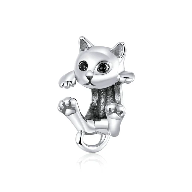 Genuine 925 sterling silver marine animal hanging bead pendant suitable for original Pandora bracelet ladies fashion jewelry CMC208