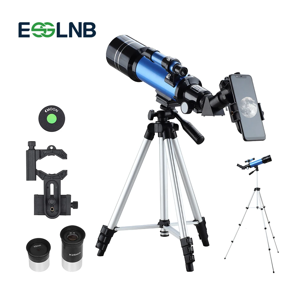 Astronômico com Tripé Zoom ao ar Telescópio Portátil Livre Monocular Espaço 70