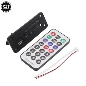 

Wireless Bluetooth 5.0 12V MP3 WMA Decoder Board Audio Module USB FM TF Radio AUX input no Amplifier color Screen For Car