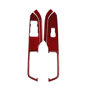 

Red Interior Window Switch Panel Trim Parts Set Kit For Ford Mustang 2015-2019