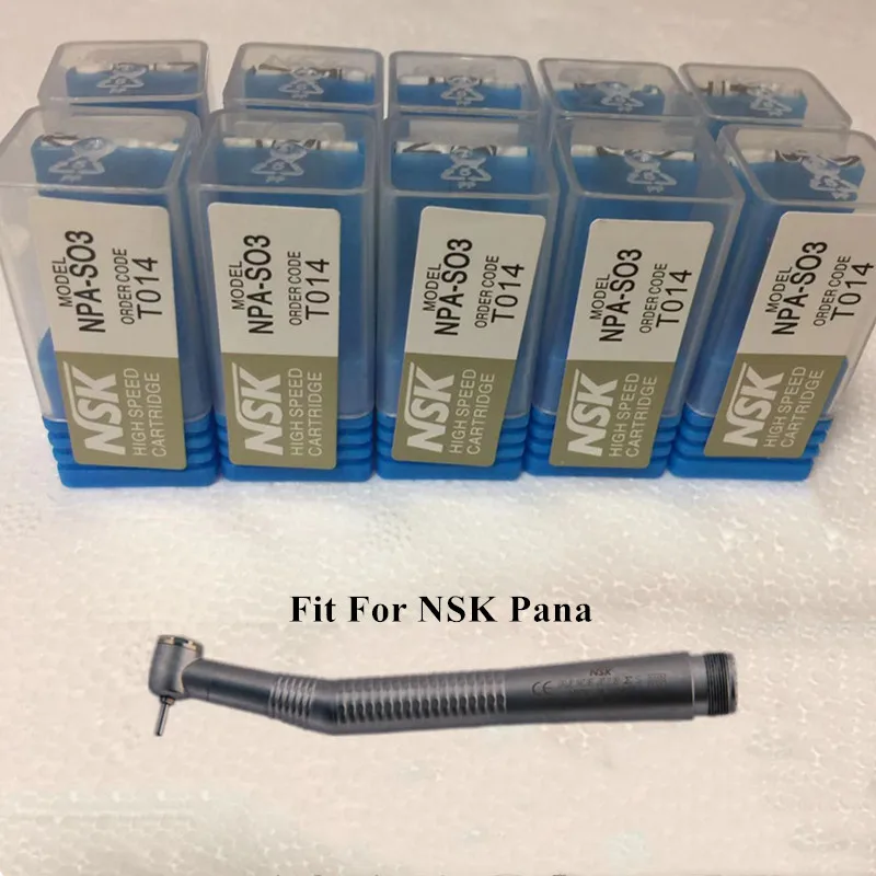

10pcs/lot Dental Disposable Material Dental Cartridge Fit For NSK Pana High Speed Handpiece Dental Air tubine Rotor