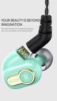 

Pizen Blon BL-05S with 3rd generation 10mm Upgraded Carbon Diaphragm High Dynamic HIFI Earphone with 3.5mm Gold Plated Plug DLC