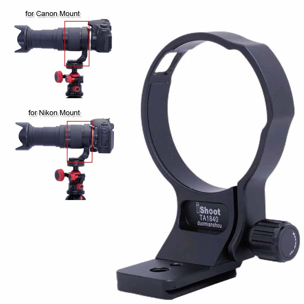 iShoot Lens Collar Tripod Mount Ring for Tamron 18 400mm f/3.5 6.3 Di
