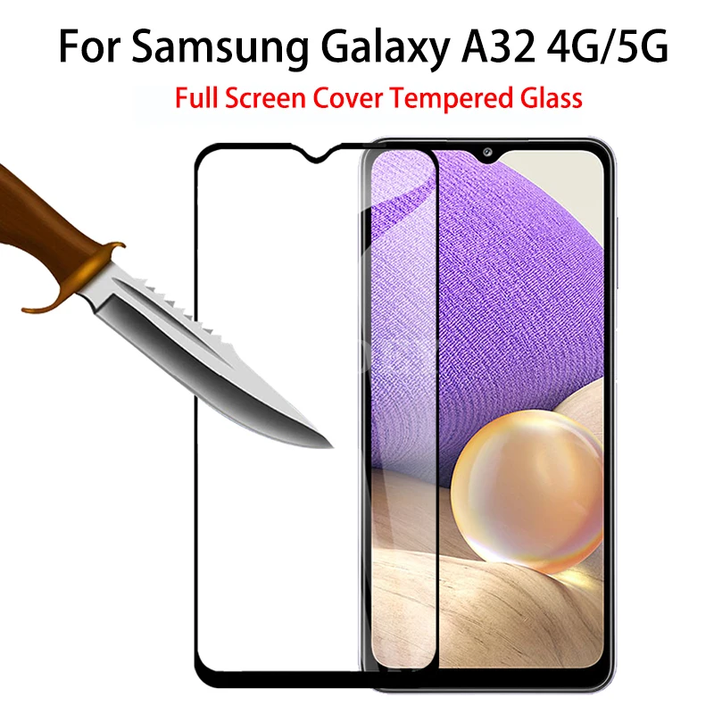Full Screen Protector For Samsung Galaxy A32 5G Safety Tempered Glass