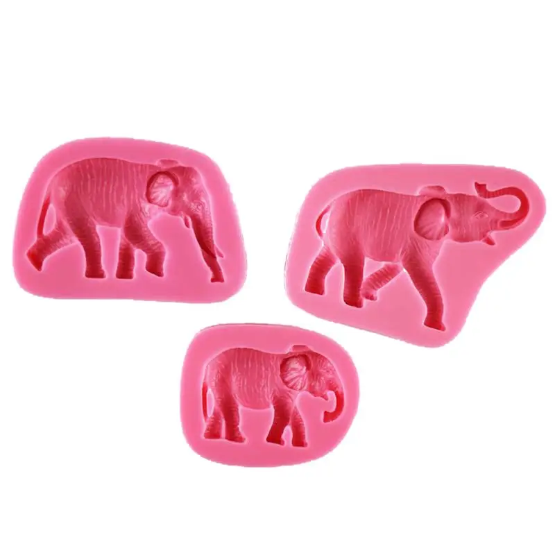 

3Pcs DIY Happy Elephant Family Dad Mom Baby Resin Silicone Molds Kit UV Resin Casting Jewelry Making Tools Baking Tools