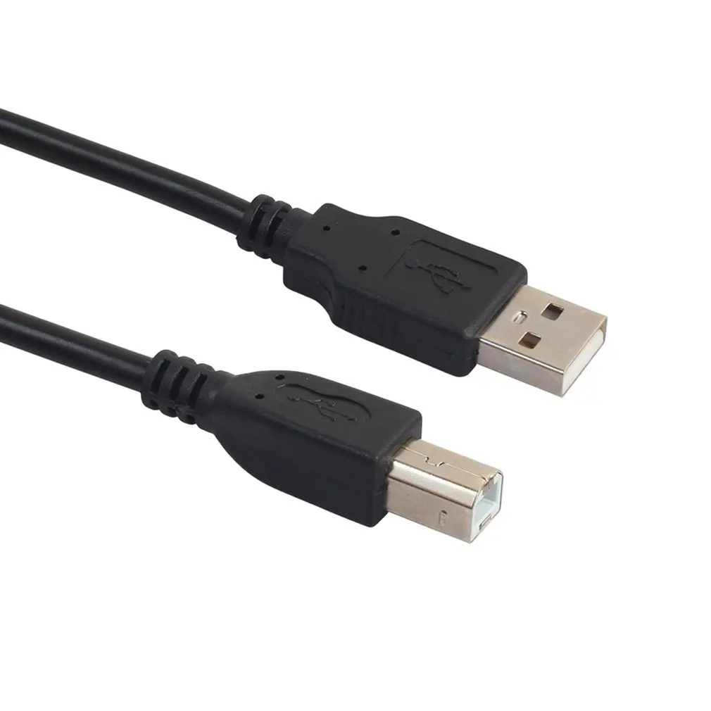 Новинка 2017 года 1 5 m 3M USB Кабель 2 0 AM TO BM высокое Скорость привести к B длинные черные