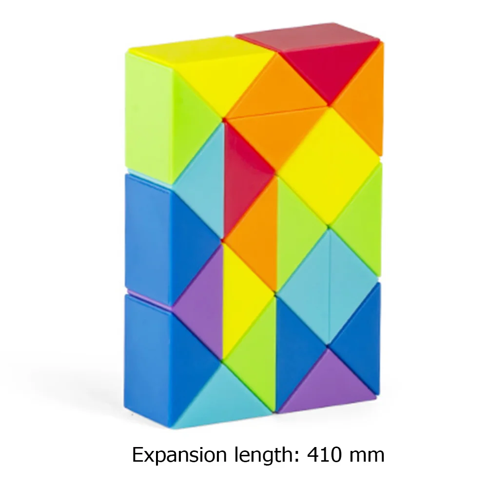 24/36/48/60/72 Magic Ruler Snake Twist Cube Stress Educational Toys Children Gifts Magic Puzzle Folding Educational Toys