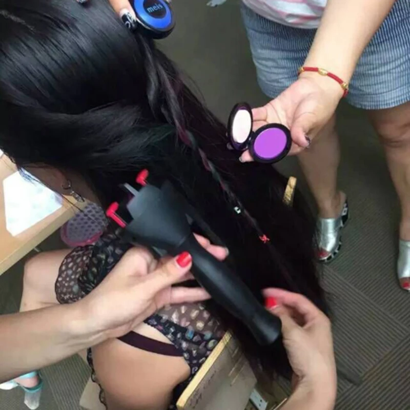 Intelligent Electric Braid Hair Machine Automatic Hair Curler Profesional Fast Styling Twist Braided Curling hairdressing tool