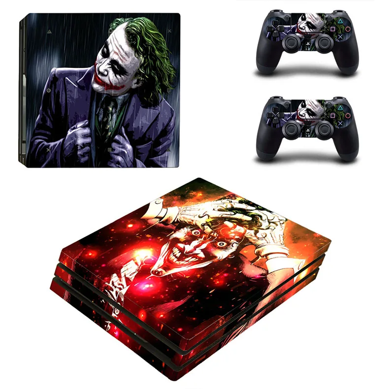 YSP4P-0108 Joker PS4 Pro sticker s PS 4 Play station 4 Pro наклейки для кожи Наклейки Обложка Pegatinas для playstation 4 Pro консоли и контроллера - Цвет: YSP4P-0108