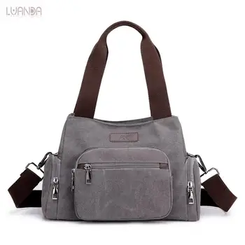 

Lady Shoulder Bag Simple Women Bags Casual Canvas Handbags for Women Female Tote Handbag Designers Brand Women's Messenger Bags